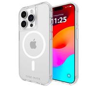 Case-Mate Coque Robuste pour iPhone 15 Pro - Transparent [Protection Contre Les Chutes de 3,7 m] [Compatible avec MagSafe] Coque de téléphone magnétique pour iPhone 15 Pro 6,1", résistante aux Chocs,