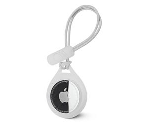 Case-Mate Étui pour Apple AirTag avec Sangle Robuste, Coque de Protection Rigide pour AirTag, pour Collier de Chien, Collier de Chat, clés, Bagages, Sac à Dos (Transparent)