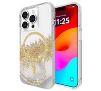 Case-Mate iPhone 15 Pro Coque - Karat Marble [Protection Contre Les Chutes de 12FT] [Compatible avec MagSafe] Coque magnétique à Paillettes pour iPhone 15 Pro 6.1", Anti-Rayures, Résistant aux Chocs
