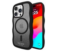 Case-Mate Kate Spade New York Coque pour iPhone 15 Pro, Compatible avec MagSafe - Wavy Nightfall
