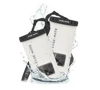 Case-Mate - Lot de 2 Pochettes étanches IP68 [Compatible avec écran Tactile] - Coque Flottante avec lanière à bandoulière pour iPhone 15 Pro Max/14 Pro Max/13 Pro Max/S23 Ultra - Dollar de Sable