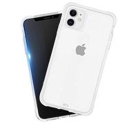 CASE-MATE - Pack de Protection - Coque pour iPhone 11 et Film Protecteur d'écran - Coque Rigide Transparente + Protection d'écran en Verre - 6,1" - Transparent