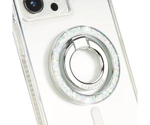 Case-Mate Poignée magnétique pour téléphone et Anneau de Support pour téléphone - Support magnétique pour iPhone - Accessoires MagSafe Amovibles pour iPhone - Béquille rotative pour iPhone 16 Pro