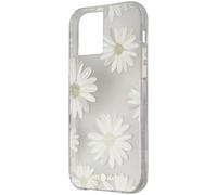 Case-Mate Tough Prints Coque rigide pour Apple iPhone 12 Pro/12 Motif marguerites pailletées