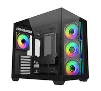 CASE MIDITOWER NO PSU ELITE 681BK VETRO FR SX - ATX MATX MITX - NERO