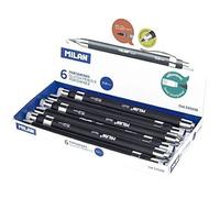 Milan Display Box 6 Professional Mechanical Pencils 5.2 Mm Argenté Enfants