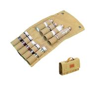 Case pour Les Condiments de Camping de Voyage - Sac Sac pour Organisateur pour Les Pots d'épices, détenteurs de logements avec Mini-Bouteille pour Les Condiments, Ensembles de Pique-Nique