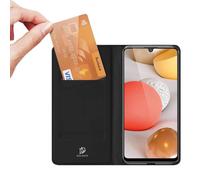 Case Skin Pro Bibliothèque pour Samsung Galaxy A42 5G noir