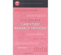 Case Study Reseach Methods, Real World Research Bill Gillham (Auteur)