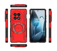 Case Tablet PC Compatible avec OnePlus 13 5G (Version Nationale) Coque intégrale Robuste, résistante aux Chocs, Fine et Solide, Support de Chargement sans Fil Tablet Couverture arrière(Rosso)