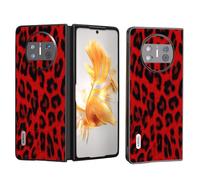 Case Tablet PC Coque compatible avec Huawei Mate X3, motif léopard, fine et rigide, absorption des chocs, protection complète robuste Compatible with Mate X3 Tablet Couverture arrière ( Color : Rosso