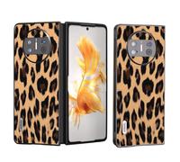 Case Tablet PC Coque compatible avec Huawei Mate X3, motif léopard, fine et rigide, absorption des chocs, protection complète robuste Compatible with Mate X3 Tablet Couverture arrière ( Color : Yellow