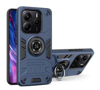 Case Tablet PC Coque de Protection intégrale for Xiaomi Redmi Note 14 4G/5G (163 mm), Double Couche de qualité Militaire, résistante aux Chocs, avec béquille Tablet Couverture arrière(Blu)