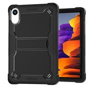 Case Tablet PC Étui de Protection Hybride Robuste et résistant aux Chocs for Tablette Xiaomi Redmi Pad 2 11 Pouces, sorti en 2025, avec Support intégré. Tablet Couverture arrière(Svart)