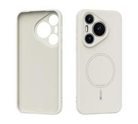 Case Tablet PC Étui magnétique Compatible avec Huawei Pura 70, Doublure Douce en Microfibre Anti-Rayures, Coque de Protection Fine en Silicone Liquide Antichoc Tablet Couverture arrière(Beyaz)