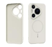 Case Tablet PC Étui magnétique Compatible avec Huawei Pura 70 Pro, Doublure Douce en Microfibre Anti-Rayures, Coque de Protection Fine en Silicone Liquide Antichoc Tablet Couverture arrière(Beyaz)