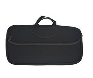 Case Wonder Noir Couleur Douce Nouveau Néoprène Housse de Transport Portatifs Sacs Housse de Protection à Manches Voyage Sachet pour Canon PIXMA IP110 et Canon PIXMA iP100 Imprimante Portable / HP OfficeJet 100 / 150 / H470 Imprimante Portable Jet d'encre / Epson WF-100W Imprimante jet d'encre Wi-Fi / Mobile Imprimante Photo et la Puissance Adaptateur et Câbles