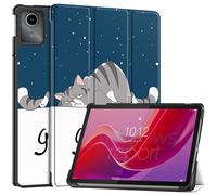 Case2go - Etui compatible avec Lenovo Tab M11 - Fonction Auto/Réveil - Housse en simili cuir - Bonne nuit