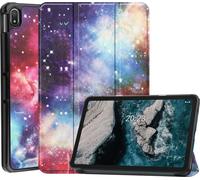 Case2go - Etui compatible avec Nokia T20 10.4 (2021) - - Housse en simili-cuir - Galaxia