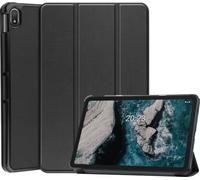 Case2go - Etui compatible avec Nokia T20 10.4 (2021) - - Housse en simili-cuir - Noir
