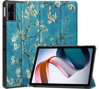 Case2go - Etui compatible avec Xiaomi Redmi Pad 10.61" (2022) - - Housse TPU - Fleur blanche