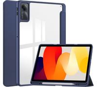 Case2go - Étui compatible avec Xiaomi Redmi Pad SE (2023) - - Housse acrylique - Bleu foncé