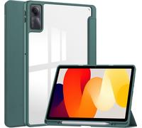 Case2go - Étui compatible avec Xiaomi Redmi Pad SE (2023) - - Housse acrylique - Vert foncé