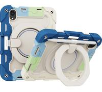 Case2go - étui pour tablette Apple iPad Mini 6 coque Étui pour tablette Apple iPad Mini 6 8.3 (2021) - 8.3 Pouce - Avec porte-crayon - Protection ultime - Lumière Bleu