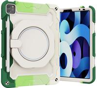 Case2go - étui pour tablette Apple iPad Pro 11 coque Étui pour tablette Apple iPad Pro 11 (2022/2021/2020/2018) - 11 Pouce - Avec porte-crayon - Protection ultime - Sombre Vert