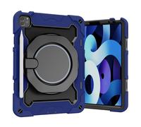 Case2go - étui pour tablette Apple iPad Pro 11 coque Étui pour tablette Apple iPad Pro 11 (2022/2021/2020/2018) - 11 Pouce - Avec porte-crayon - Protection ultime - Sombre Bleu