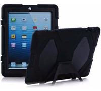 Case2go - Étui pour tablette compatible avec Apple iPad 4 (2012) - Avec protecteur d'écran intégré - Plastique couverture - Noir