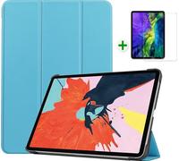 Case2go - Étui pour tablette compatible avec Apple iPad Air 5 10.9 (2020/2022) - 11 Pouce - Cuir synthétique couverture - Lumière Bleu