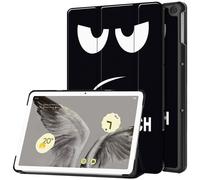 Case2go - Étui pour tablette compatible avec Google Pixel Tablet (2023) - 10.95 Pouce - Cuir synthétique couverture - Don’t touch me