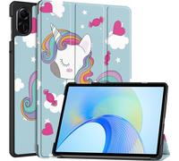 Case2go - Étui pour tablette compatible avec Honor Pad X9 (2023) - 11.5 Pouce - TPU couverture - Licorne