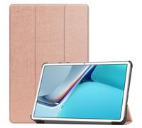 Case2go - Étui pour tablette compatible avec Huawei MatePad 11 - 11 Pouce - TPU couverture - Rose l'or