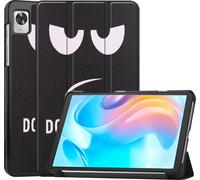 Case2go - Étui pour tablette compatible avec Realme Pad Mini 8.7 (2022) - 8.7 Pouce - Cuir synthétique couverture - Don’t touch me