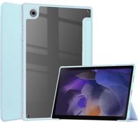 Case2go - Étui pour tablette compatible avec Samsung Galaxy Tab A8 10.5 (2021) - 10.5 Pouce - TPU couverture - Lumière Bleu