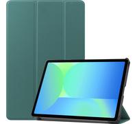 Case2go - Étui pour tablette compatible avec Samsung Galaxy Tab S10 FE - 10.9 Inch - 10.9 Pouce - TPU couverture - Sombre Vert
