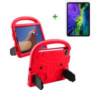 Case2go - étui pour tablette Étui pour tablette Apple iPad Air 5 10.9 (2020/2022) - 10.9 Pouce - Étui pour tablette avec protecteur d'écran - Protection ultime - Rouge