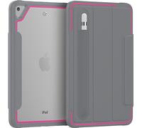 Case2go - étui pour tablette Étui pour tablette Apple iPad mini (2019) - 7.9 Pouce - Couverture à trois volets avec porte-crayon - Protection ultime - Gris