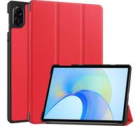 Case2go - étui pour tablette Étui pour tablette Honor Pad X9 (2023) - 11.5 Pouce - Mallette à trois volets - Protection ultime - Rouge