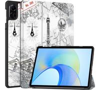 Case2go - étui pour tablette Étui pour tablette Honor Pad X9 (2023) - 11.5 Pouce - Mallette à trois volets - Protection ultime - Eiffeltoren
