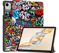 Case2go - étui pour tablette Étui pour tablette Honor Pad X9a / X9 Pro - 11.5 Pouce - Mallette à trois volets - Protection ultime - Grafitti
