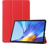 Case2go - étui pour tablette Étui pour tablette Huawei MatePad 10.4 (2020/2022) - 10.4 Pouce - Mallette à trois volets - Protection ultime - Rouge