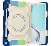 Case2go - étui pour tablette Étui pour tablette Huawei MatePad 11 (2021) - 11 Pouce - Avec porte-crayon - Protection ultime - Sombre Bleu