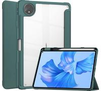 Case2go - étui pour tablette Étui pour tablette Huawei MatePad Pro 11 (2022) - 11 Pouce - Mallette à trois volets - Protection ultime - Sombre Vert