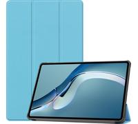 Case2go - étui pour tablette Étui pour tablette Huawei MatePad Pro 12.6 (2021) - 12.6 Pouce - Mallette à trois volets - Protection ultime - Lumière Bleu