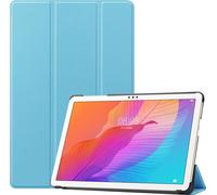 Case2go - étui pour tablette Étui pour tablette Huawei MatePad T 10S 10.1 inch (2020) - 10.1 Pouce - Mallette à trois volets - Protection ultime - Lumière Bleu