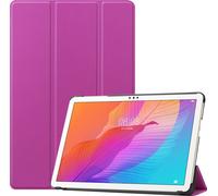 Case2go - étui pour tablette Étui pour tablette Huawei MatePad T 10S 10.1 inch (2020) - 10.1 Pouce - Mallette à trois volets - Protection ultime - Pourpre