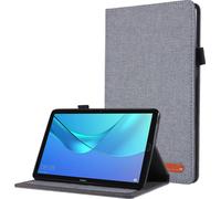 Case2go - étui pour tablette Étui pour tablette Huawei MediaPad M5 Lite 8.0 - 8 Pouce - Avec fonction de support - Protection ultime - Gris